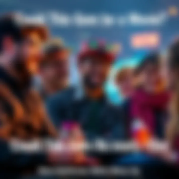 A group of movie fans passionately discussing a beloved gem and its potential for a film adaptation