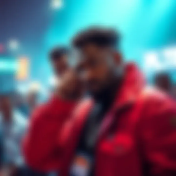 MrBeast instructing security to remove RaKai from an event