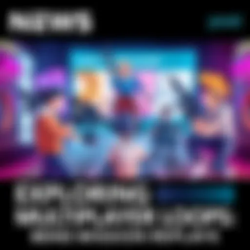 Players engaging in a multiplayer game session, showcasing various missions and teamwork elements