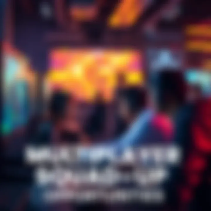 A group of gamers working together in front of their screens, strategizing for multiplayer games.