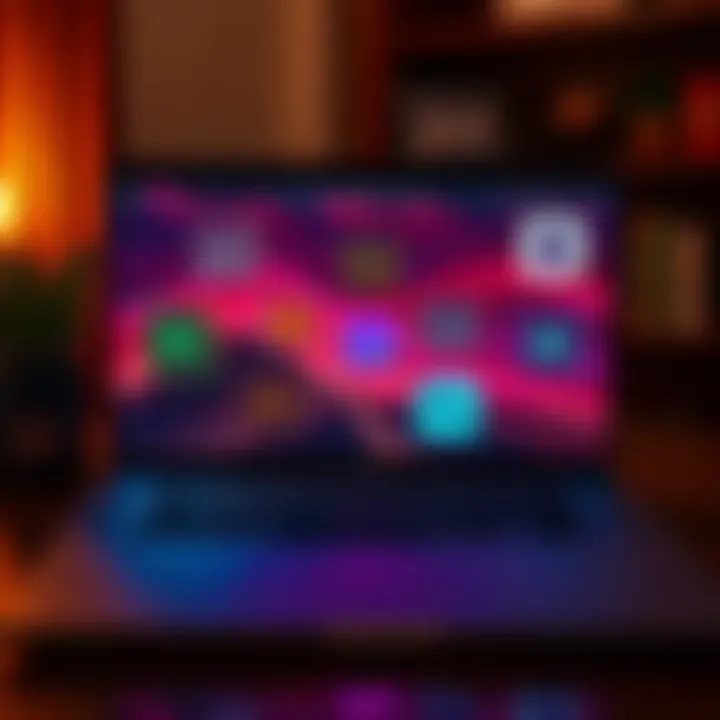 Multiple Adobe Apps Open A laptop screen showing various Adobe applications running simultaneously, highlighting performance issues.