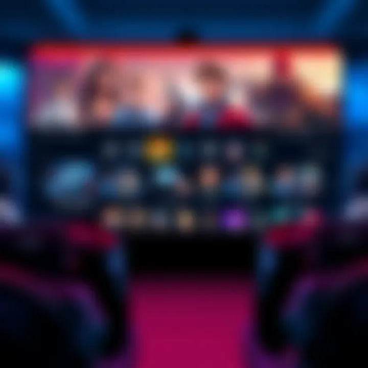 Screen showing various character options in a video game