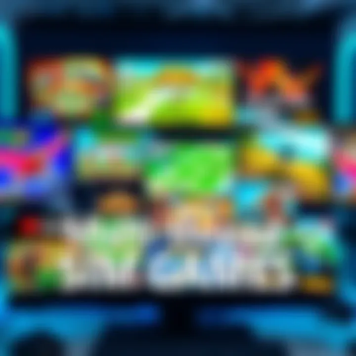 Multithreaded Management Sim Games A collection of popular management simulation games displayed on a computer screen with vibrant graphics, showcasing cooperative gameplay and diverse styles.