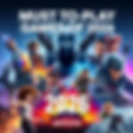 A collage of iconic video game characters and scenes from top games in 2026, showcasing action, adventure, and excitement.