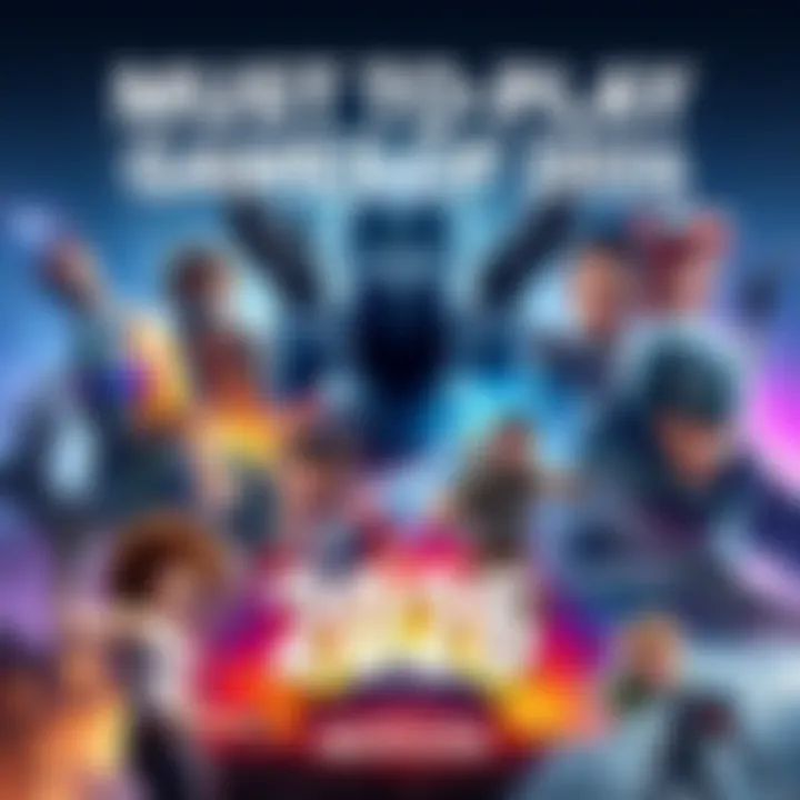 A collage of iconic video game characters and scenes from top games in 2026, showcasing action, adventure, and excitement.