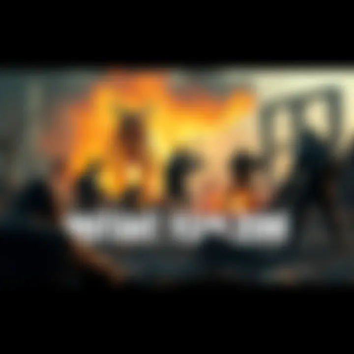 A screenshot showing characters in tactical positions in a post-apocalyptic setting with mutant animals and ruins.