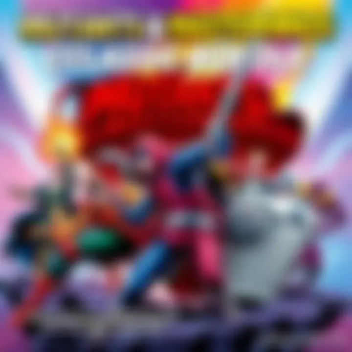 Mutants & Masterminds RPG Bundle Cover illustration featuring superheroes and rulebooks from the Mutants & Masterminds Classic RPG Bundle