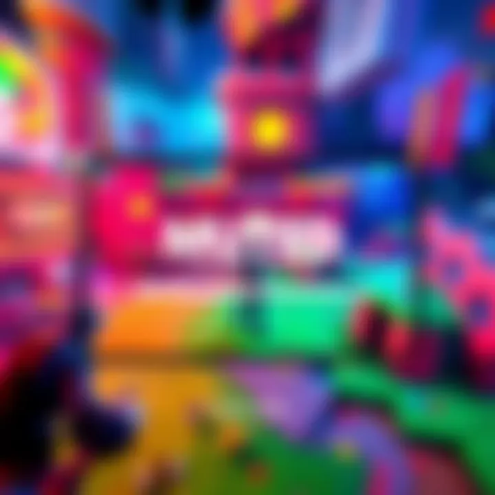 A video game loading screen with sound muted unexpectedly, showing a character in a colorful game environment