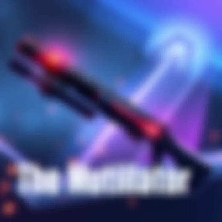 A powerful double-barrel shotgun with a gravity hammer attachment in Halo Infinite