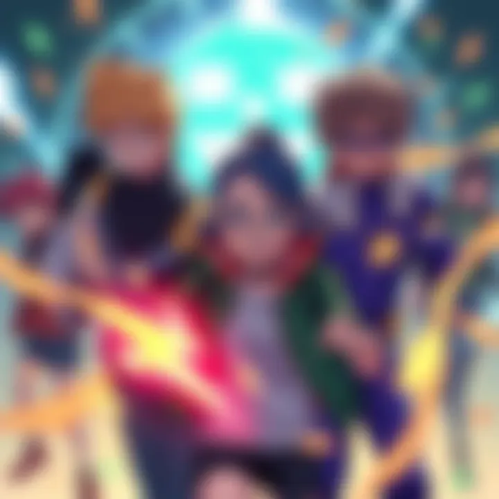 A vibrant illustration of My Hero Academia characters including Himiko Toga, capturing the excitement of fans hoping for the show's return