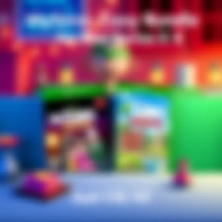 A colorful graphic showing the MySims: Cozy Bundle for Xbox Series X with two game covers featuring charming characters and cozy town scenes