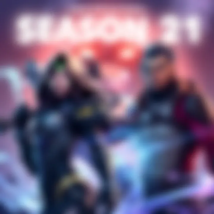 Mythic Characters Season 21 Fan art depicting Sombra and Baptiste with Mauga in the background, showcasing their anticipated designs for Season 21.