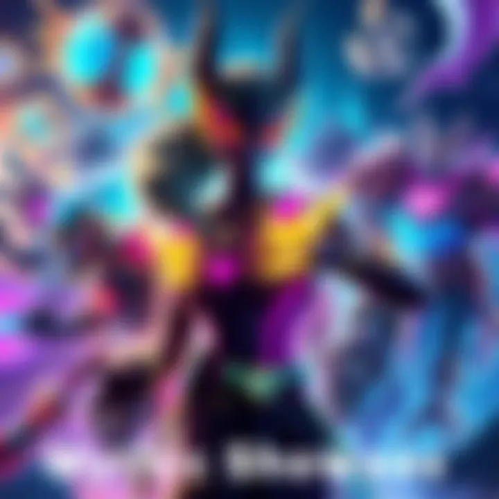 A vibrant illustration of popular Mythic Skins from various games, featuring detailed designs and colors that captivate players.