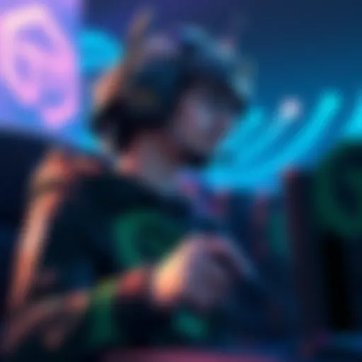 N0tail competing with OG in the tournament finale, showcasing his skills and dedication
