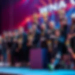 Teams celebrating their victory at the NA October 3v3 Cash Cup with trophies and smiles