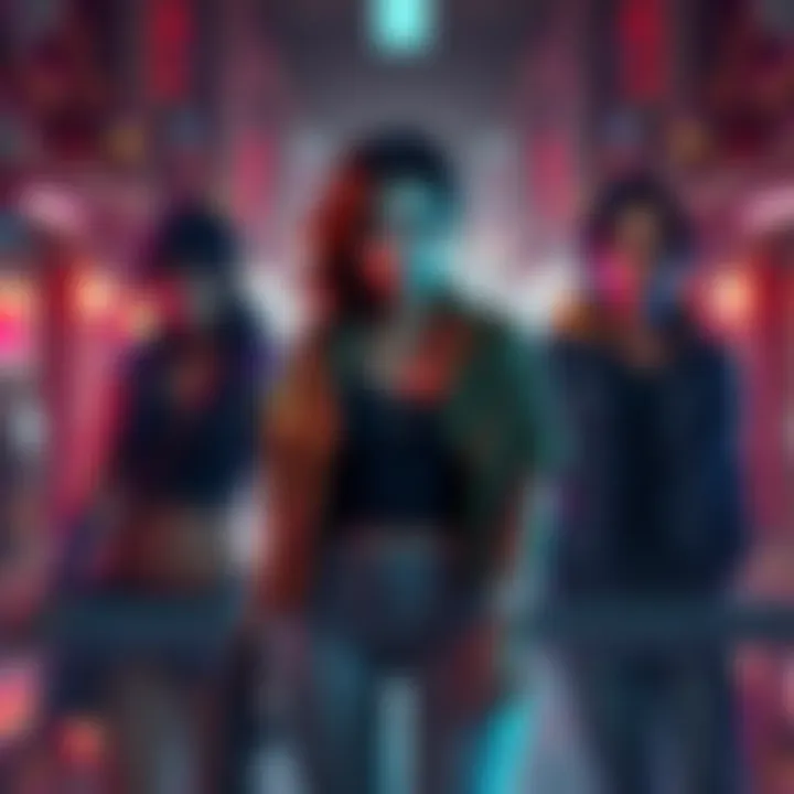 Nadine character standing confidently, overshadowing Sam and Chloe from UC Lost Legacy