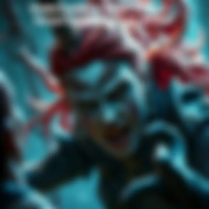 Naga Siren character facing opponents with a determined expression