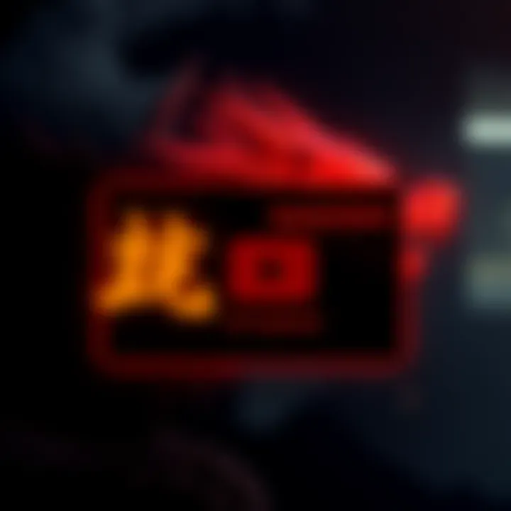 Nagoshi Studio logo with a dark background, symbolizing funding issues, alongside a missing video play button representing the absent Gang of Dragon trailer.