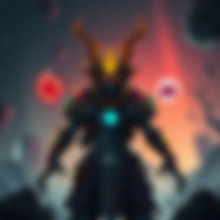 Naix Skills Update Illustration showing Naix with Open Wounds and Feast skill icons swapped in a game setting