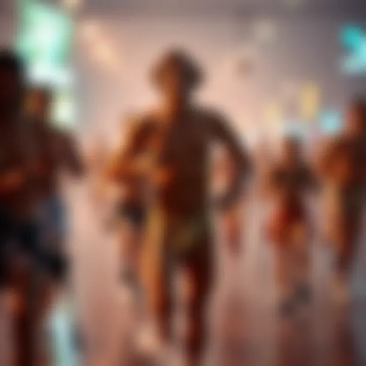 Gamers participating in a naked run challenge, stripping down for immersive gameplay experience
