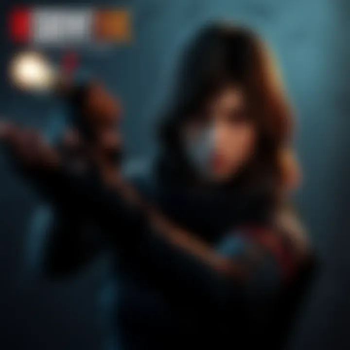 Natalia in Resident Evil Revelations 2 Natalia using her abilities to sense enemies and find hidden items in a dark environment