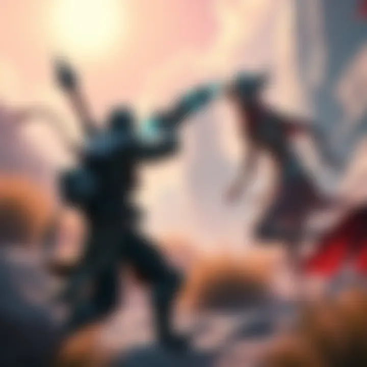 A character equipped with the Nataruk weapon battling an Acolyte in a vibrant Steel Path environment.