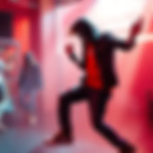 Nathan Barnatt dancing energetically during a 24-hour stream to raise funds for his indie horror movie