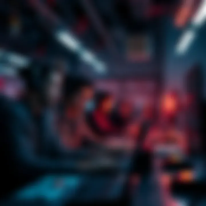 Employees at Naughty Dog Studio working overtime on game 'Intergalactic' in a busy office environment