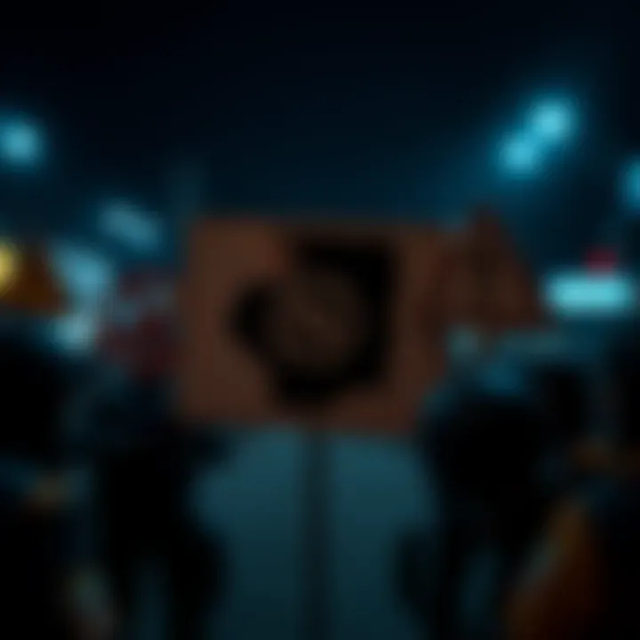 Symbolic representation of threats against Jewish individuals, showcasing hate symbols and a warning sign.