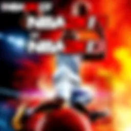 Cover of NBA 2K13 featuring basketball action