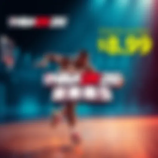 A basketball player dribbling a ball with the NBA 2K26 logo and a price tag of $8.99