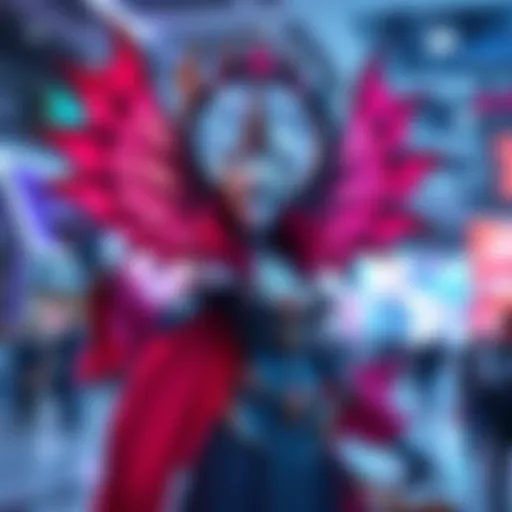 Talented cosplayer showcasing an impressive Necrophos costume at the TI2026 event, capturing the attention of fans and onlookers.