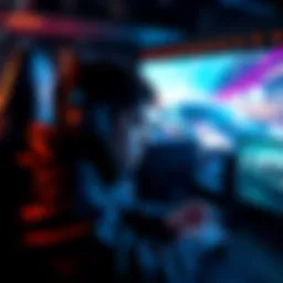 A dedicated gamer in front of a gaming setup, looking for assistance from other players to complete the game.
