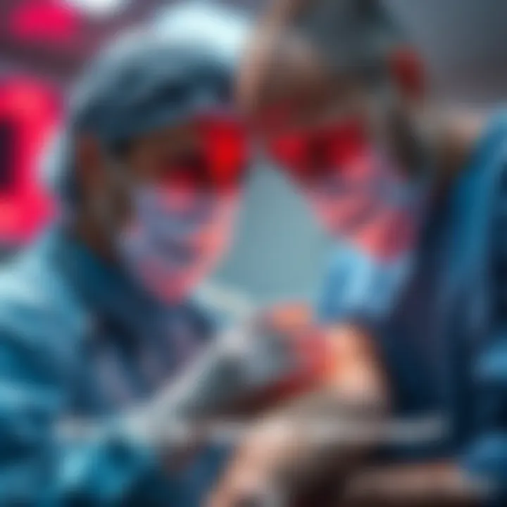 A healthcare professional removes a needle from a patient's arm, showing concern and confusion on their face.