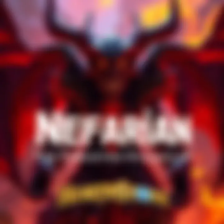 Nefarian from Hearthstone Nefarian, a dragon-like villain, stands menacingly with flames in the background, showcasing his dark and powerful presence in the game.