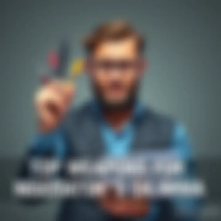 Negotiator with Strategy Tools A negotiator holding various tools like a pen and a notepad, symbolizing strategies for negotiation challenges.