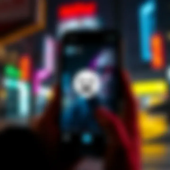 Neil posting a story on Instagram featuring artist Jake Kontou with a cryptic emoji