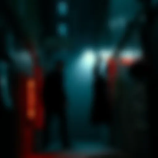 Nekome: Nazi Hunter Trailer Scene A dramatic scene from the trailer showing the main character confronting an antagonist in a dark alley.