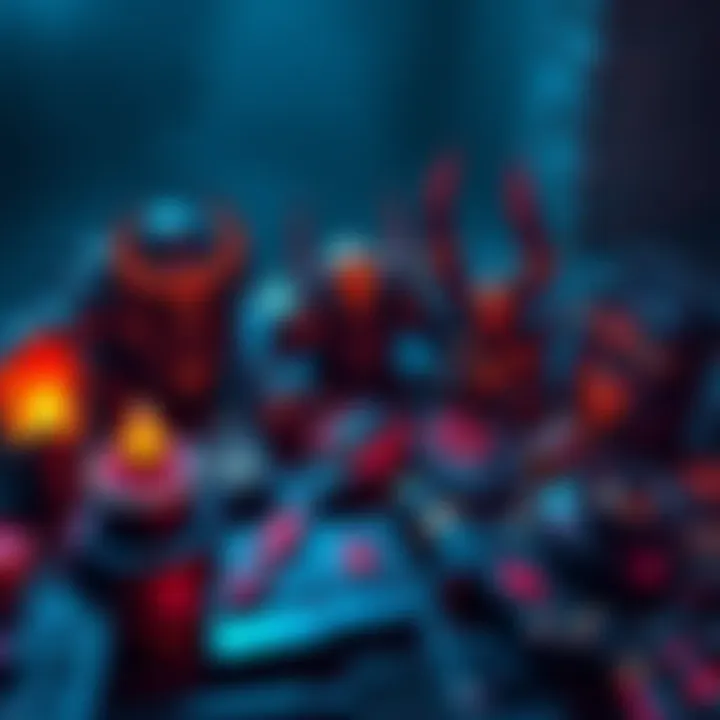 A player manages orc upgrades in the New game, focusing on the Nemesis system with various gear laid out.