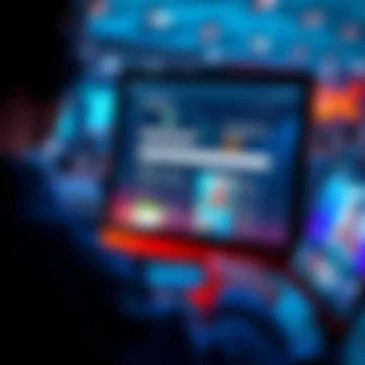 A person looking at a computer screen showing the Nerdused website and reading reviews about buying passes.
