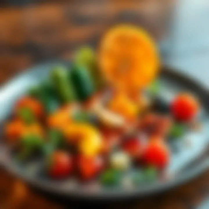 A colorful plate of Nerscylla showcasing unique ingredients and vibrant flavors