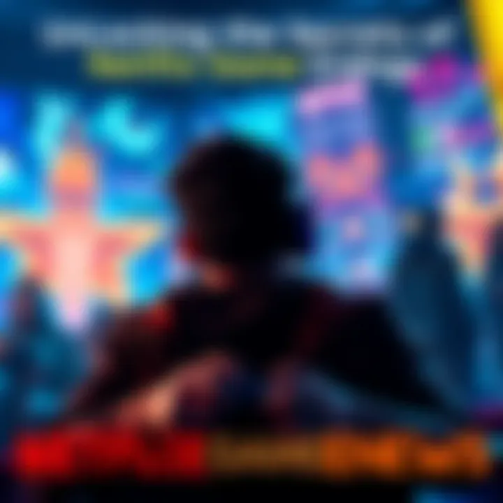 Unlocking the Secrets of Netflix Game Endings A gamer contemplating choices in a visually striking Netflix game with vibrant graphics and characters