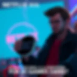 Netflix Video Game Deal Concern A worried fan holding a DC Comics logo with Netflix's logo in the background, representing concerns about the deal's impact on DC Games.