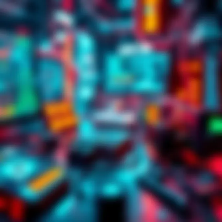 A close-up view of various tech devices showcasing neuroptics integration, highlighting their role in modern technology.