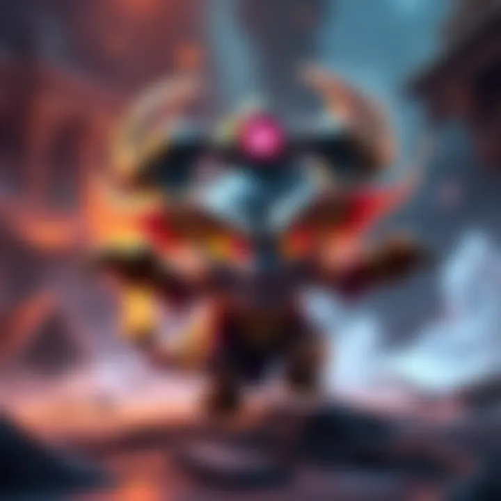 A 2/3 Neutral Minion, resembling a small mystical creature, shuffles into an opposing player's deck, disrupting their strategy.