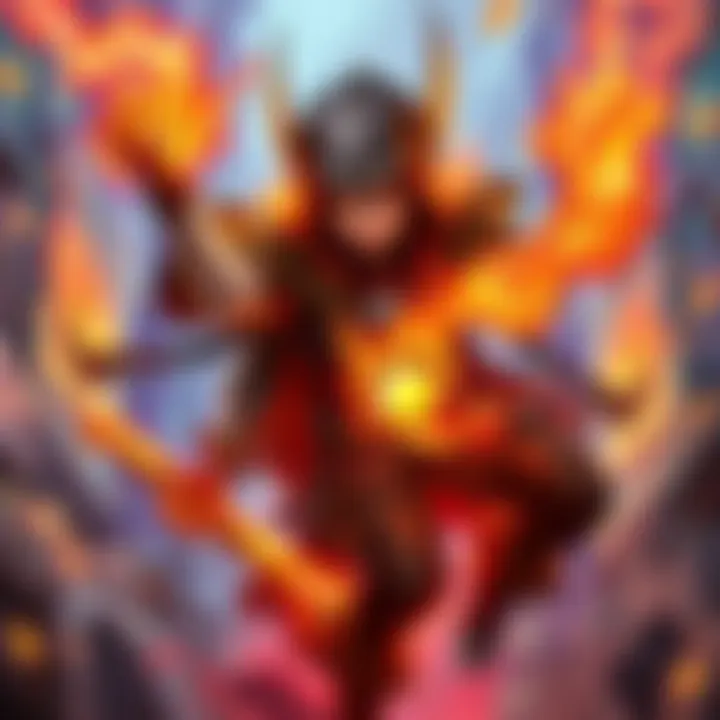 New 0 Mana Burn Mage Cards Illustration of 0 mana Burn Mage cards with vibrant magic effects and gameplay elements, highlighting new strategies in 2026