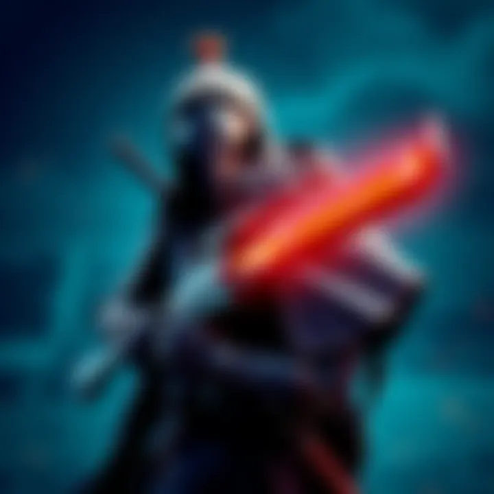 New 15th Weapon A warrior holding the new 15th weapon, ready for battle, showcasing its sleek design and unique features.