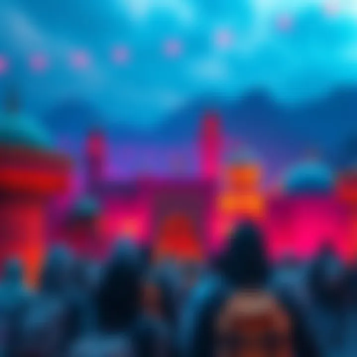 Overview of the new Aatlis map inspired by Marrakesh, showcasing vibrant colors and unique design elements for gameplay.