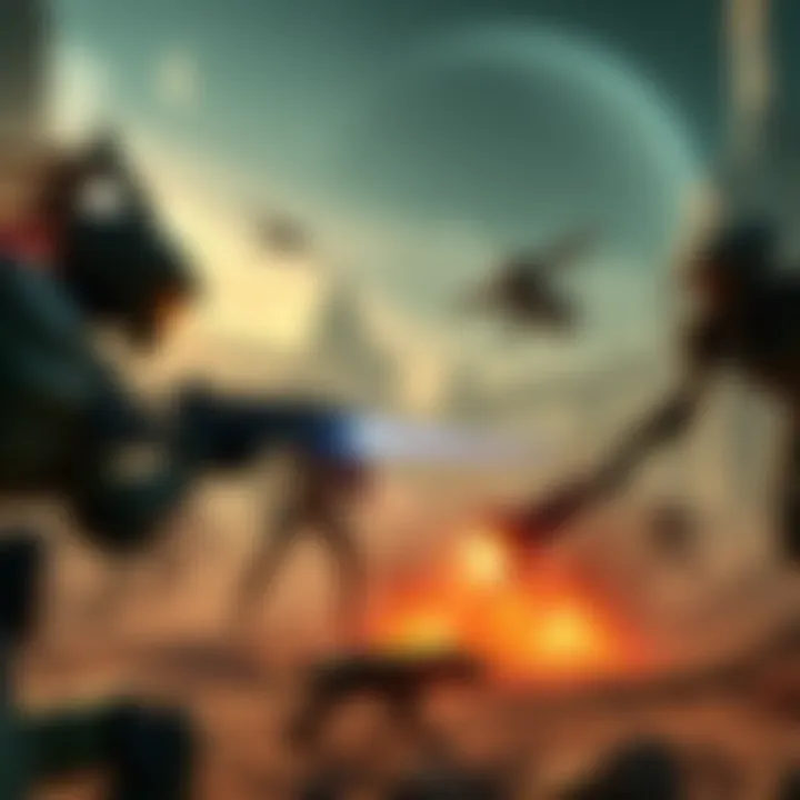 New Alien Faction in Halo A new alien species with telepathic abilities and advanced technology engaging in a battle in Halo's universe.