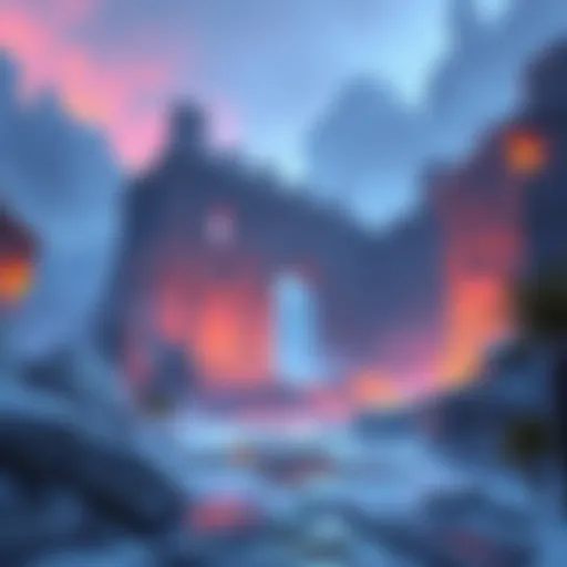 Ossen's artwork 'Ruins of a Familiar Past' featuring nostalgic and familiar elements